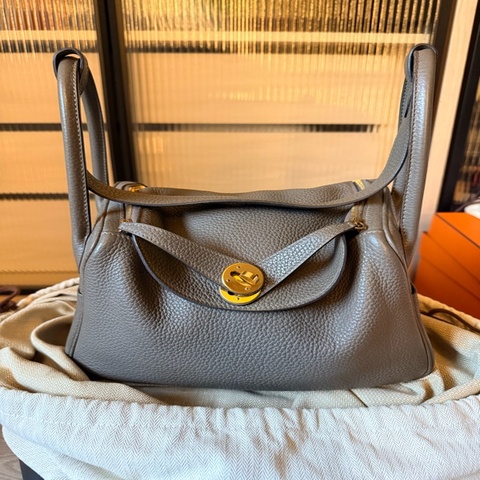 Hermès Lindy 26 8F Etain 錫器灰 Y刻 （甜甜價🫶🏿）