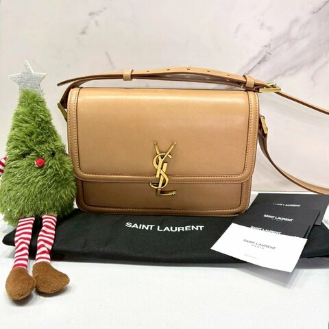 YSL Solferino中款皮革肩背書包