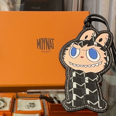 Moynat x Kasing Lung The Monsters Labubu Bag Charm Black