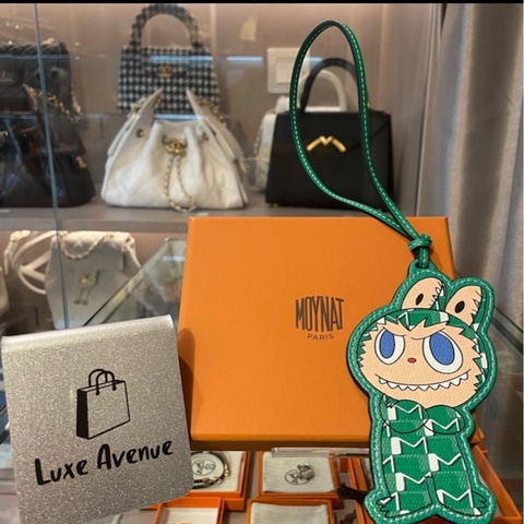 Moynat x Kasing Lung The Monsters Labubu Bag Charm Green