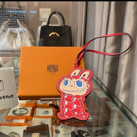 Moynat x Kasing Lung The Monsters Labubu Bag Charm Red