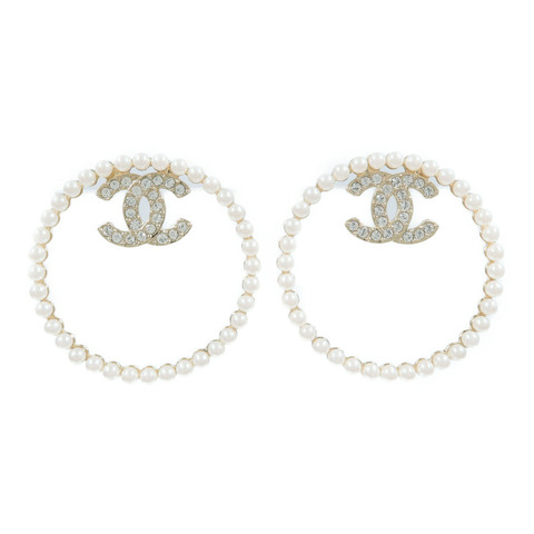CHANEL 金屬/PVC Earrings耳環