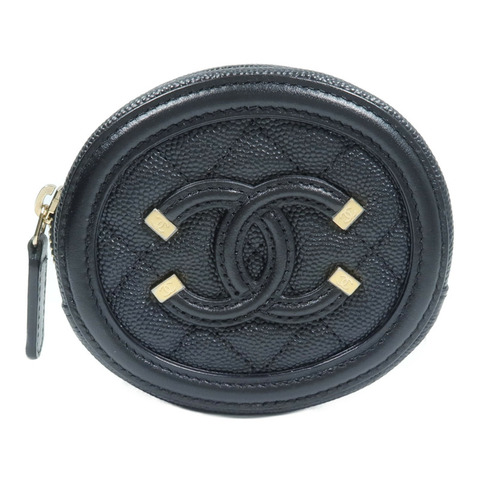 CHANEL 牛皮皮革Coin Case零錢包