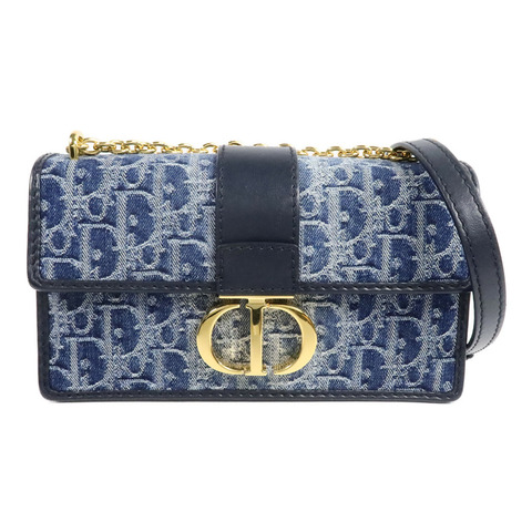 Dior 帆布30 Montaigne East-West Bag with Chain鏈帶肩背袋