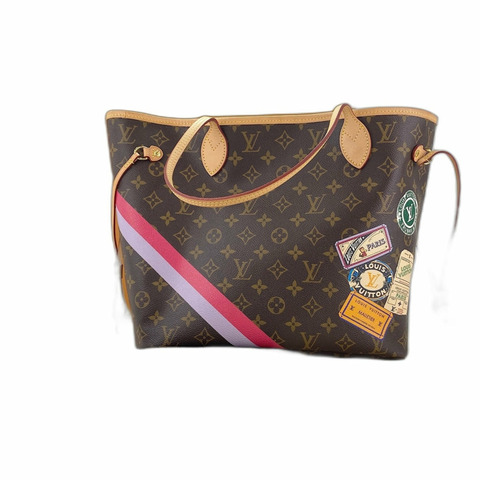路易威登 LOUIS VUITTON Mon Monogram SP Order Neverfull MM 手提包 棕色
