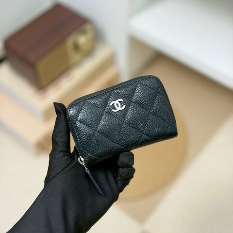 🏷️Chanel 香奈兒．Coco 拉鍊卡夾零錢包