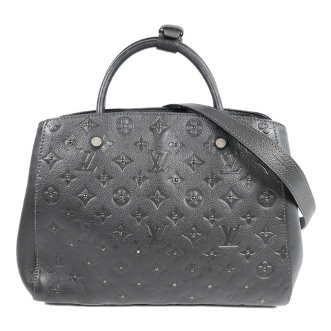 LOUIS VUITTON Monogram Empreinte Montaigne BB手挽肩背兩用袋