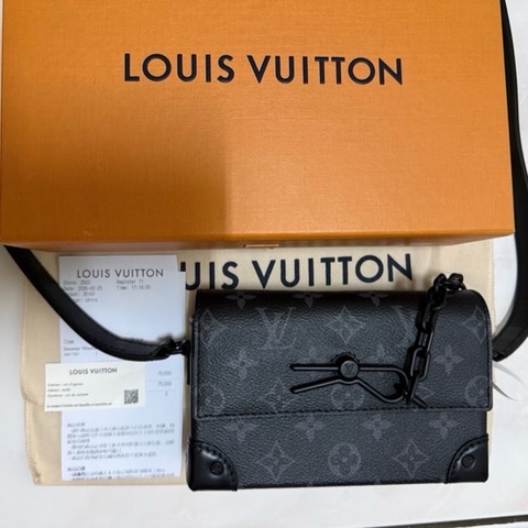 Lv 黑老花 Steamer M81783（臺灣專櫃購入）