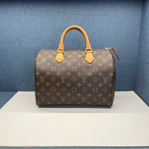 Louis Vuitton路易威登 老花Speedy30手拎包
