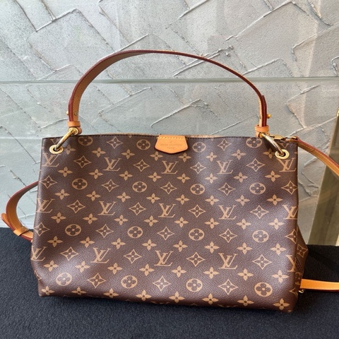 Louis Vuitton 路易威登 Graceful米內小號，老花托特單肩包 純芯片 尺寸29*28