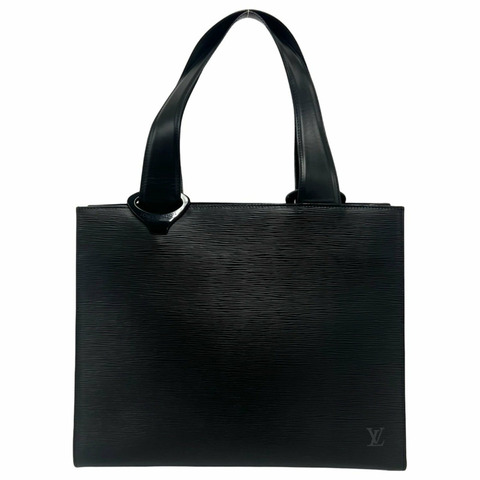 路易威登 (LOUIS VUITTON) Gemmo Epi 真皮托特包 商務手提包 黑色 478-3