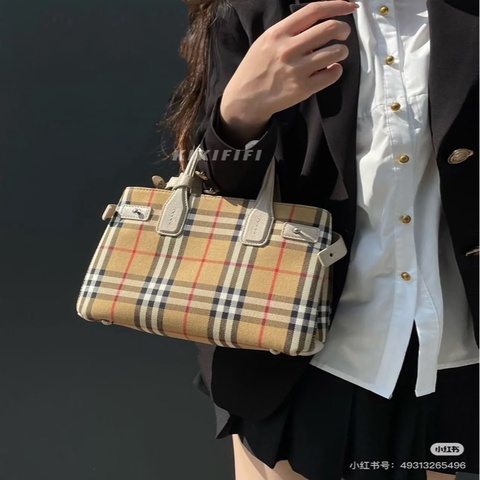 🤎 威選精品｜BURBERRY 經典格紋手提肩背斜背包