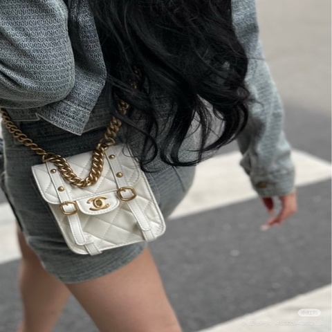 🤍 威選精品｜CHANEL 白金牛皮劍橋豎版手提肩背斜背郵差包