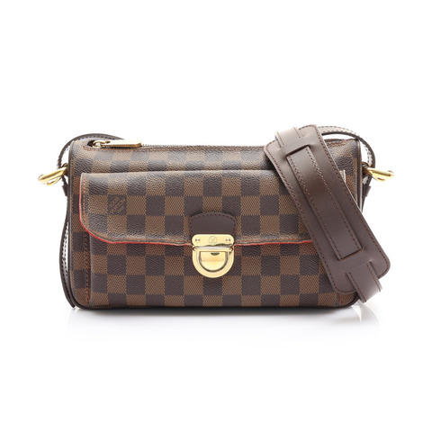 棕色 棋盤格 帆布 Ravello GM 肩背包【LOUIS VUITTON LV 路易威登】 N60006