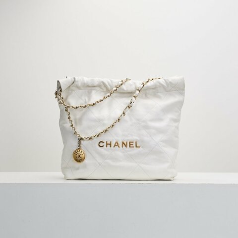 二手Chanel 22bag 小號白金