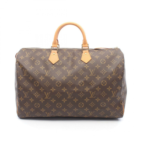 路易威登 Speedy 40 手提包 M41522 Monogram 皮革棕色二手女士