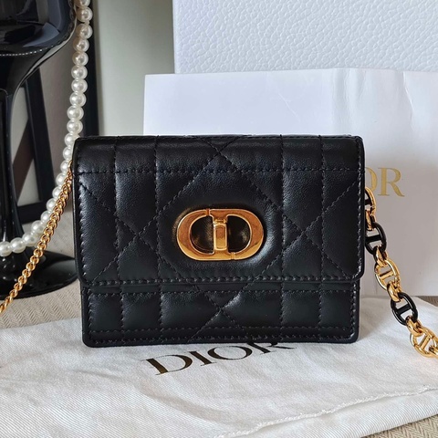 Dior  迪奧 Caro miss 黑金超迷你單肩斜挎包 尺寸12*4*9.5