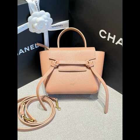 Celine 龍蝦粉mini pico鲶魚單肩包