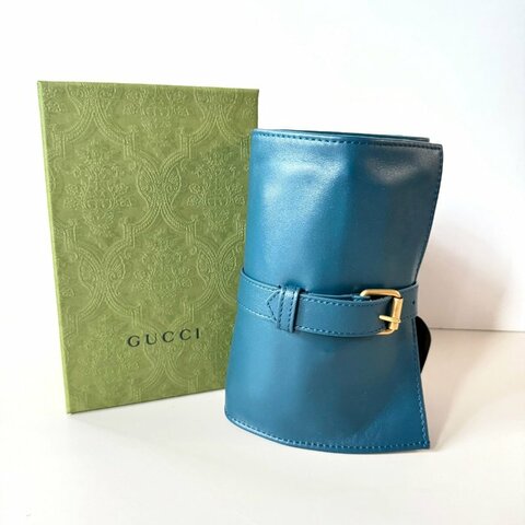 GUCCI VIP 限定收藏 皮革 鞋子 保養 刷具組 收納袋