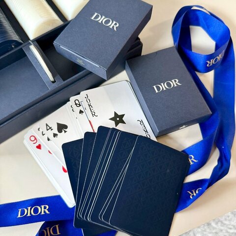 Dior 限量 珍藏 VIP 贈品 籌碼 錢幣 撲克牌 遊戲 禮盒