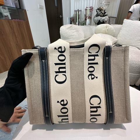 CHLOÉ Woody 小號托特包