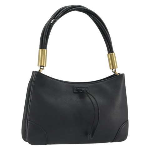 GUCCI 黑色金色皮革單肩包 108964 正品 BA13764V