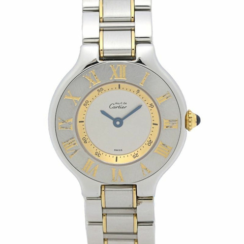 卡地亞 (CARTIER) 卡地亞 Must 21 SM W10073R6 女士腕錶 SSxGP 130524
