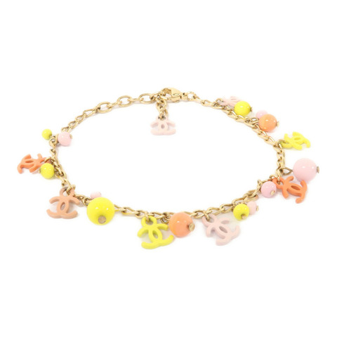 CHANEL 金屬Pastel Logo Charm Bracelet手鏈