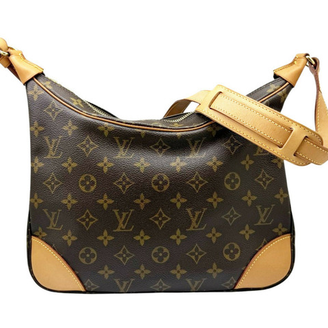 路易威登 (LOUIS VUITTON) 女士 Monogram Boulogne 30 棕色 M51265 單肩包