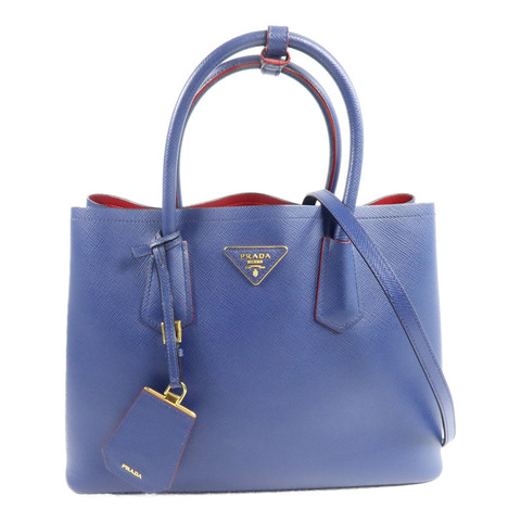 PRADA Saffiano皮革2 Way Shoulder Bag手挽肩背兩用袋