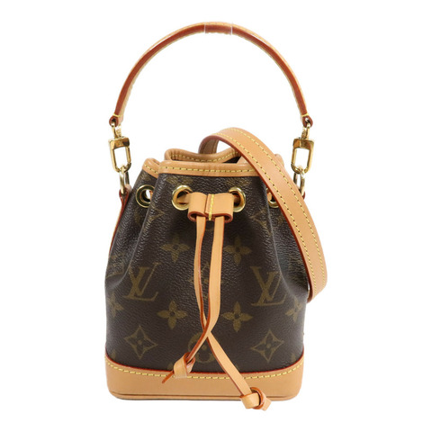 LOUIS VUITTON Monogram Nano Noe金扣手挽肩背兩用袋
