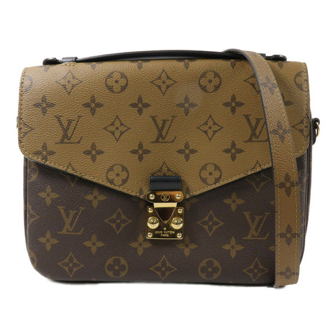LOUIS VUITTON Monogram Reverse Pochette Metis手挽肩背兩用袋