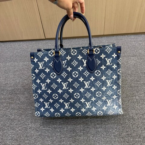 LV/路易威登 丹寧牛仔手袋 中號 tote托特包 現貨好價