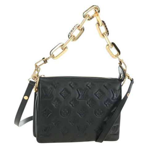 路易威登 Monogram 壓花 Kussan BB 手袋 黑色 M21259 LV 正品 189752SV