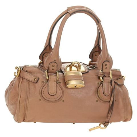 Chloe Paddington 手提包 皮革 米色 金色銀色 正品 am12019V