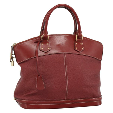 路易威登 Lockit 手提包 Suhari 紅色 M95862 LV Auth bs35734A
