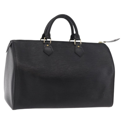 路易威登 Epi Speedy 35 手提包 黑色 M42992 LV 正品 190122SAV