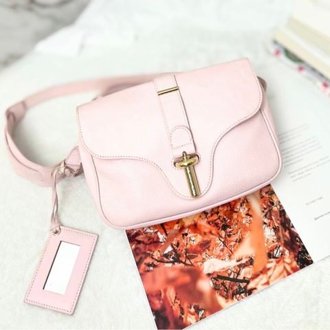 Balenciaga牛皮純色斜挎包單肩包