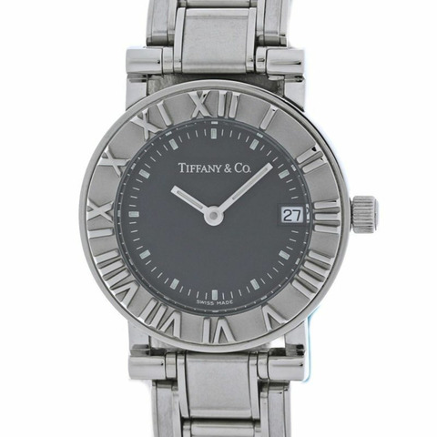TIFFANY&Co.) Atlas 圓形女錶 13579865 SS 40489
