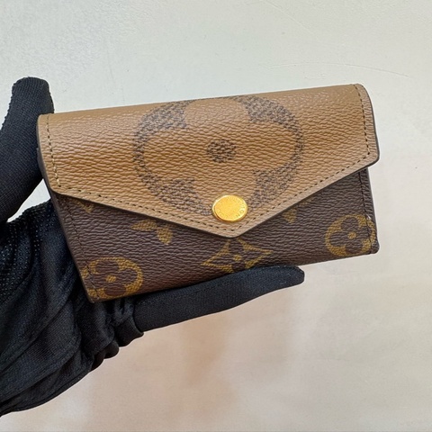 #現貨Louis Vuitton ZOÉ 錢包 三折短夾 LV老花短夾LV零錢包