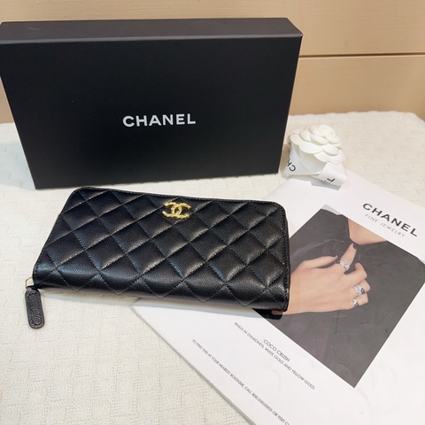 Chanel 螺旋鑲水鑽logo ㄇ拉長夾