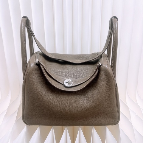 Hermes lindy 30 大象灰銀釦 D刻