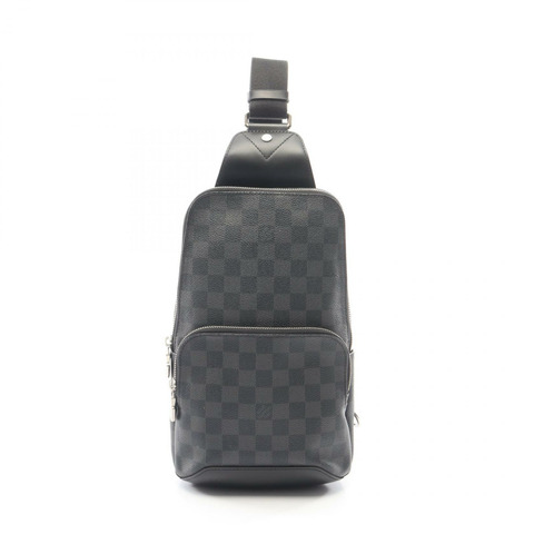 路易威登 Avenue 斜背腰包 N41719 Damier Graphite 帆布 LV