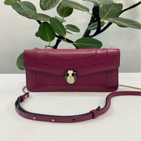 95新 BVLGARI 寶格麗 Serpenti Forever 小號蛇頭包