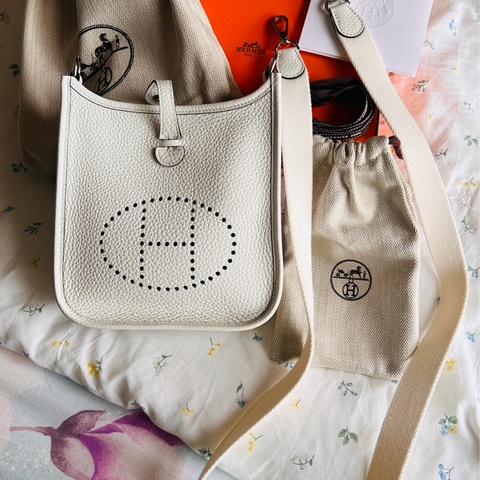 Hermes 愛馬仕伊芙妮新白色new white mini