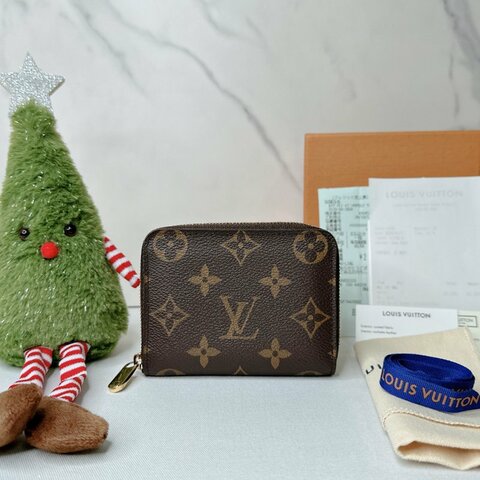 LV ㄇ字拉鍊零錢包