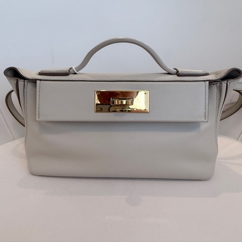Hermes✨mini 2424 mini 冰川白 B刻
