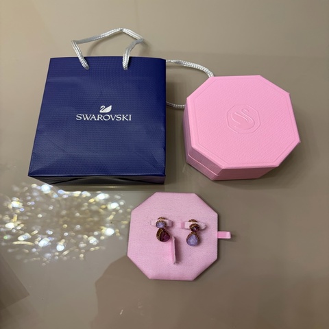 Swarovski 紫色雙面水晶特殊包裝款