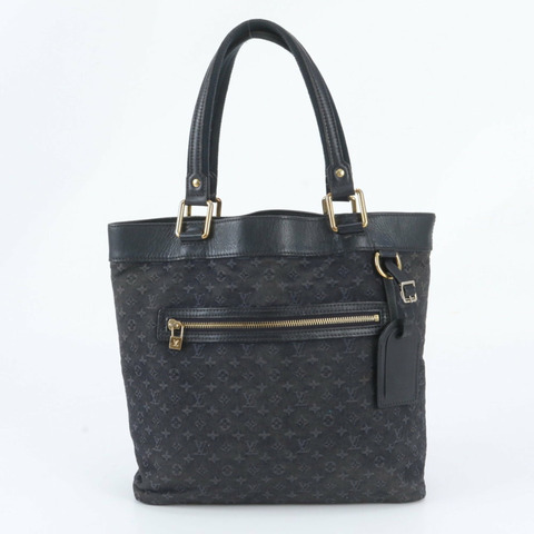 路易威登 Monogram Mini Lucille GM TST 藍色 M92679 皮革手提包/單肩包（女款）