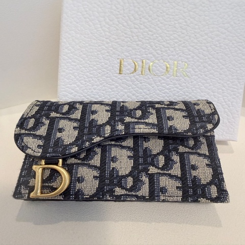 Dior✨ Oblique 經典老花馬鞍包卡包零錢包
